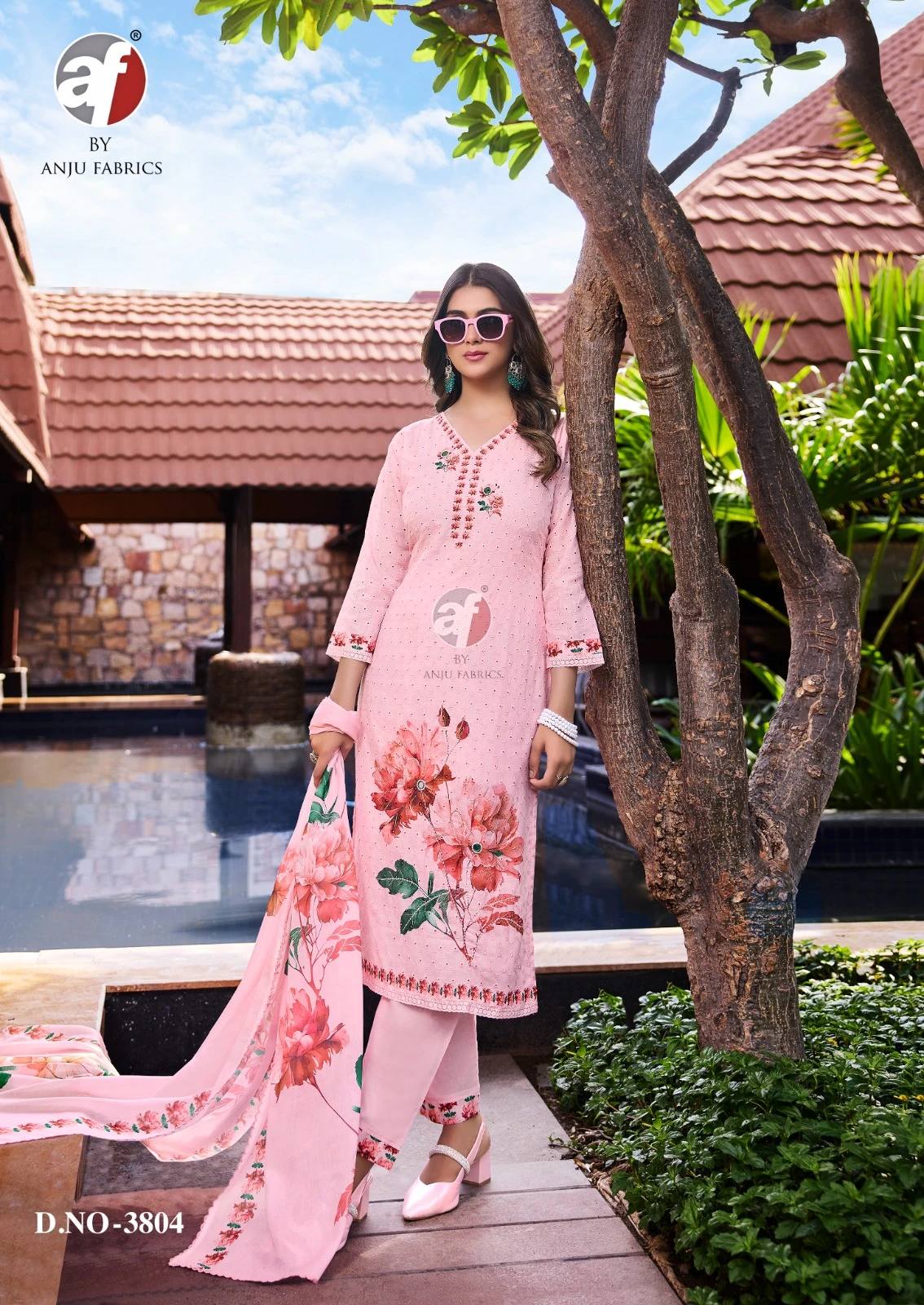 Anju Fabric Comfort Lady Vol 2 Cotton Wholesale Readymade Salwar Suit Catalog — Wholesale Salwar Suits, Anju fabric wholesale from Surat — view 4